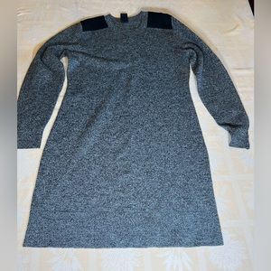Women’s Gap Marled Black and White Sweater Dress